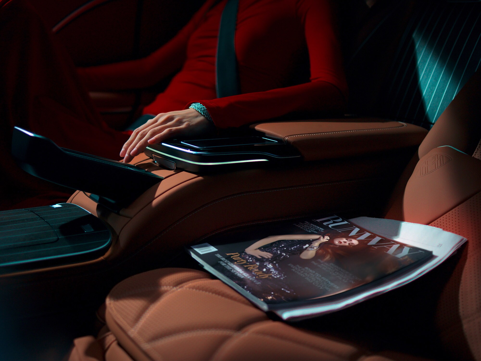 Fond einer Mercedes-Maybach S-Klasse