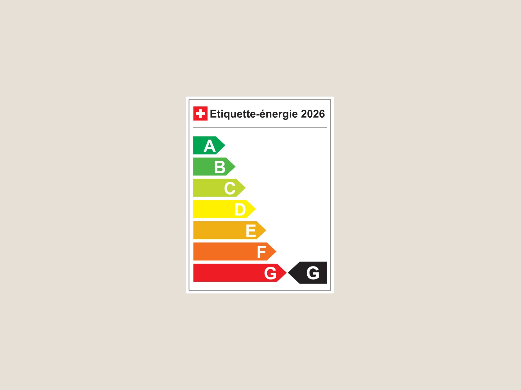 catégorie de rendement énergétique: G