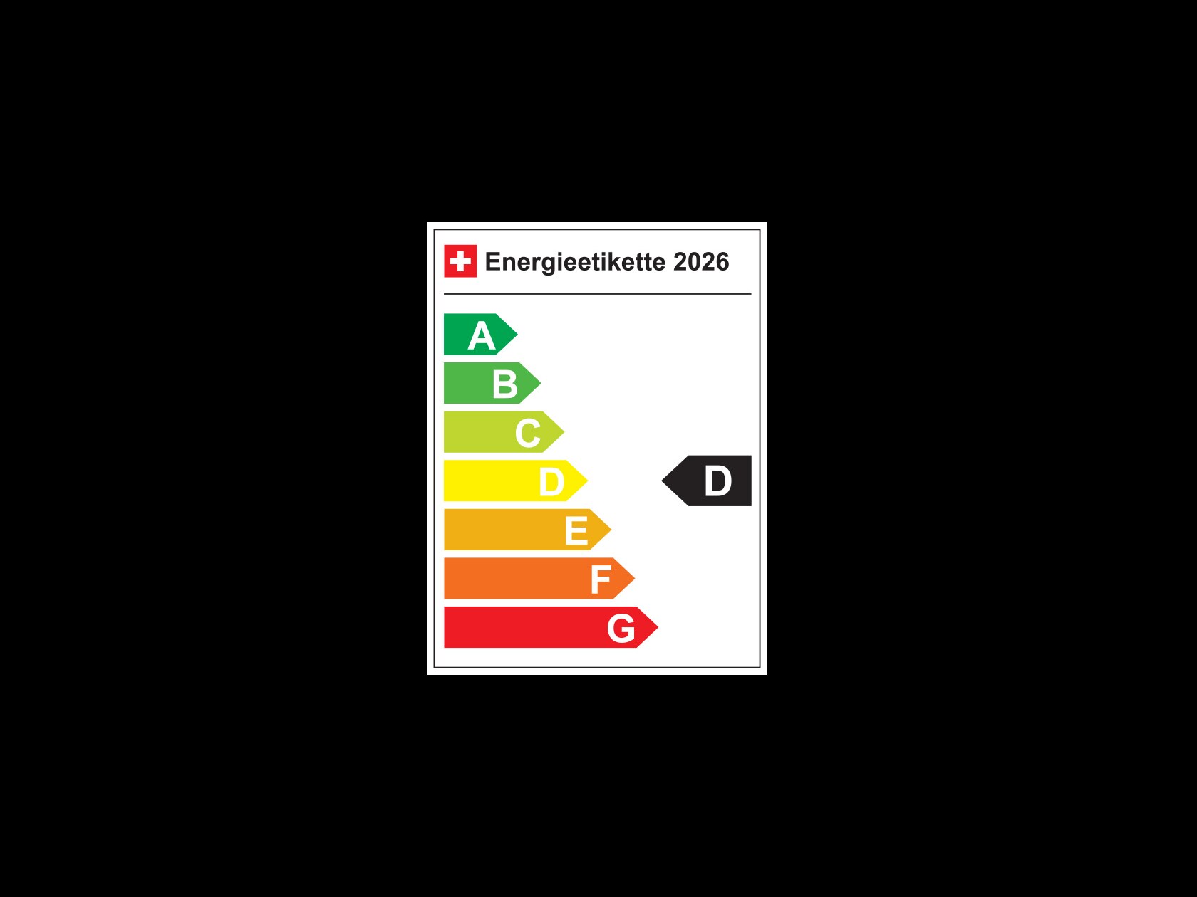 Energieeffizienzkategorie D