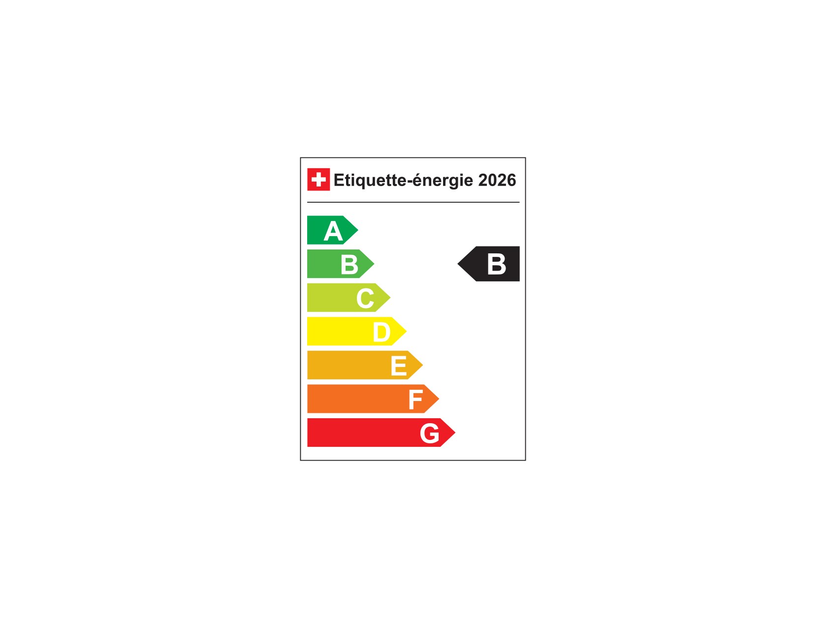 Catégorie de rendement énergétique: B