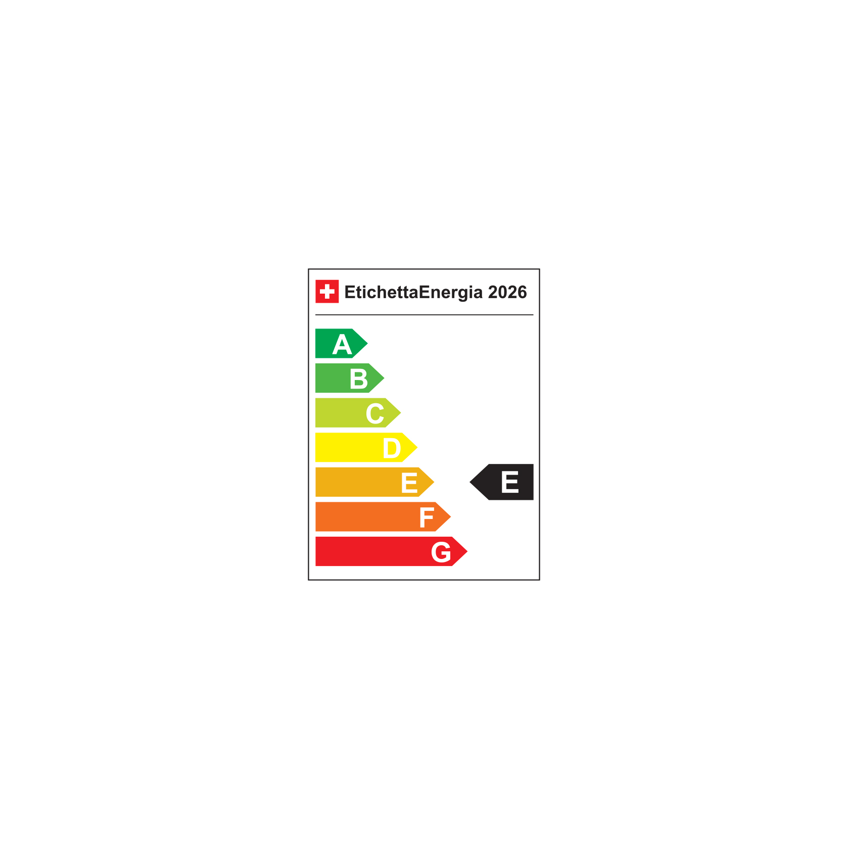 Energieetikette E Energieetikette E