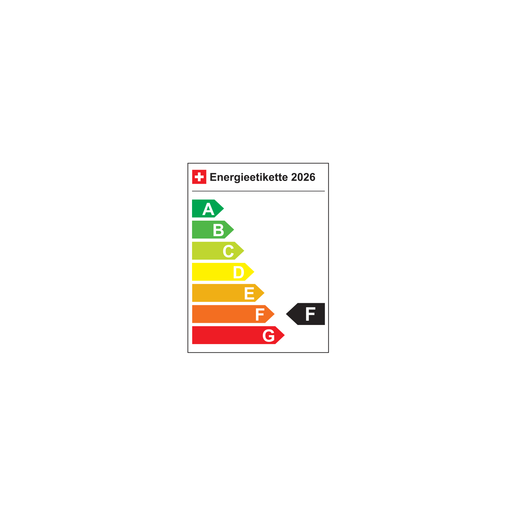 Energieeffizienzkategorie F Energieeffizienzkategorie F