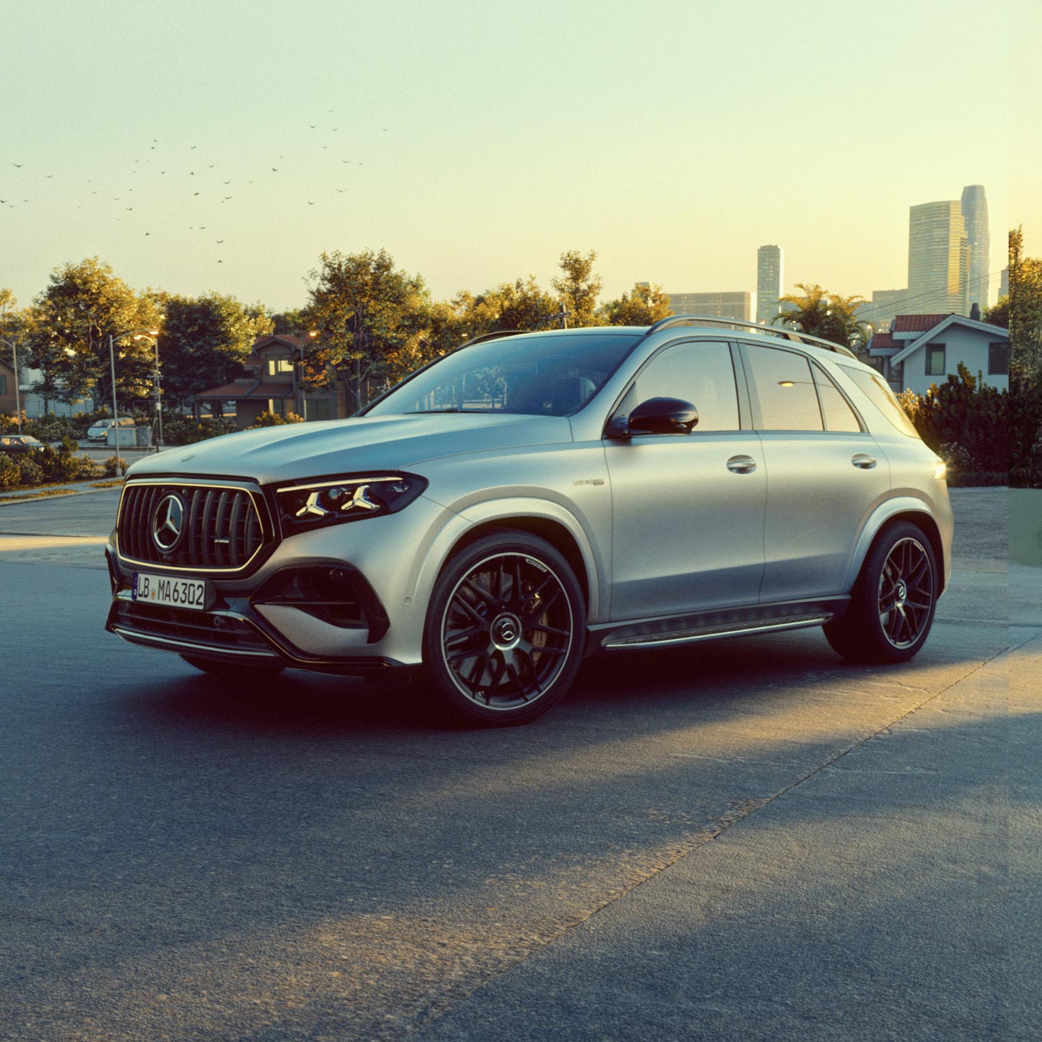 Das Exterieur des Mercedes‑AMG GLE 63 S 4MATIC+ SUV.
