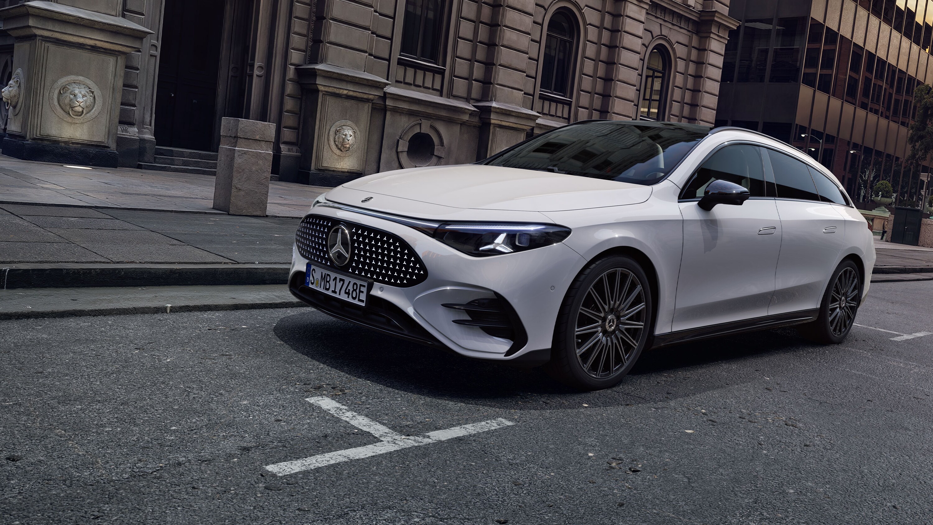 Le nouveau CLA Shooting Brake électrique avec technologie EQ.