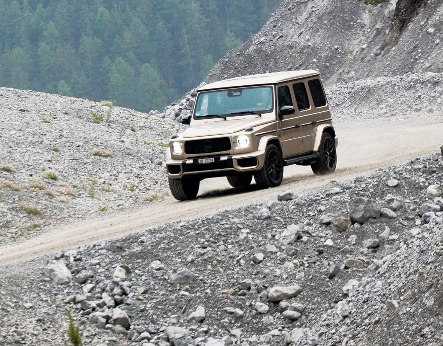 La Mercedes-AMG G 63 nella Val S-charl