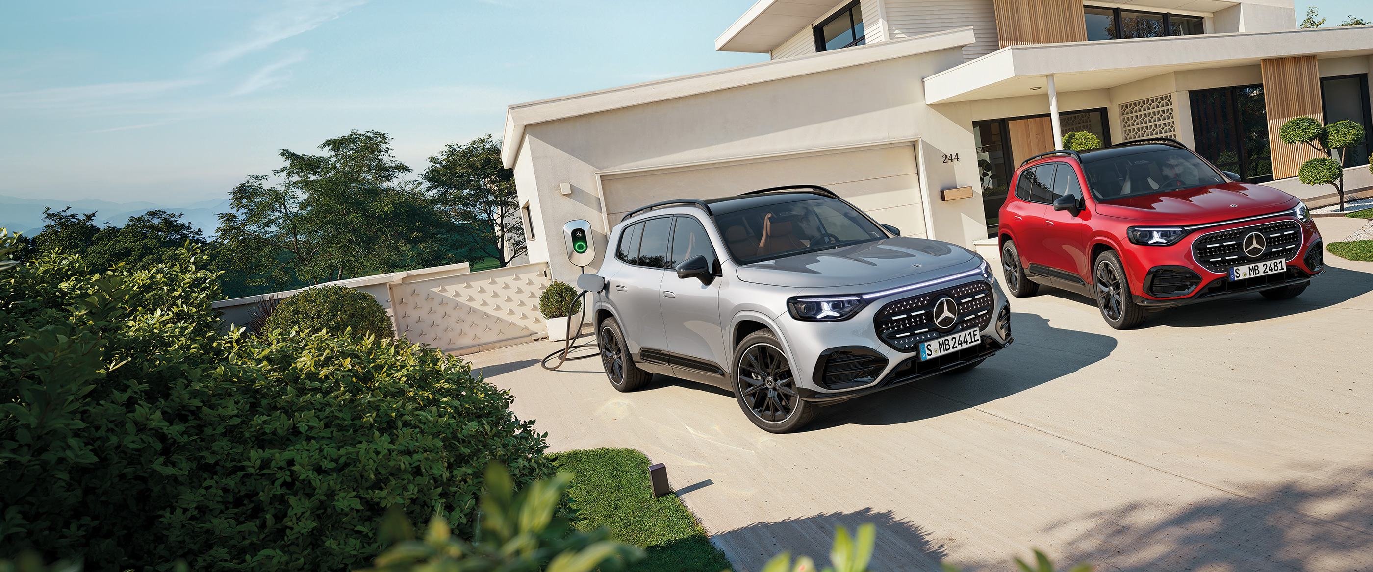 La nuova GLB. L'esterno della nuova Mercedes-Benz GLB.