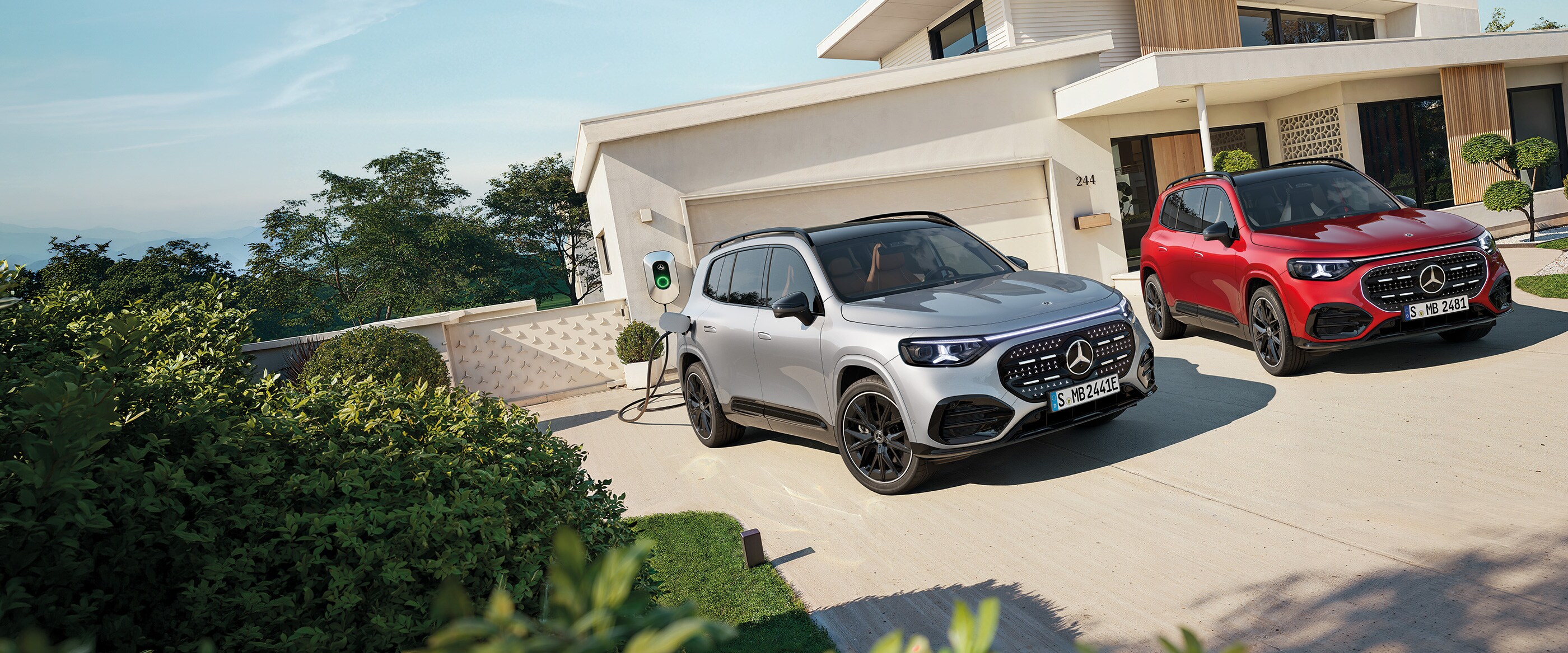 Das Exterieur des neuen GLB von Mercedes-Benz.