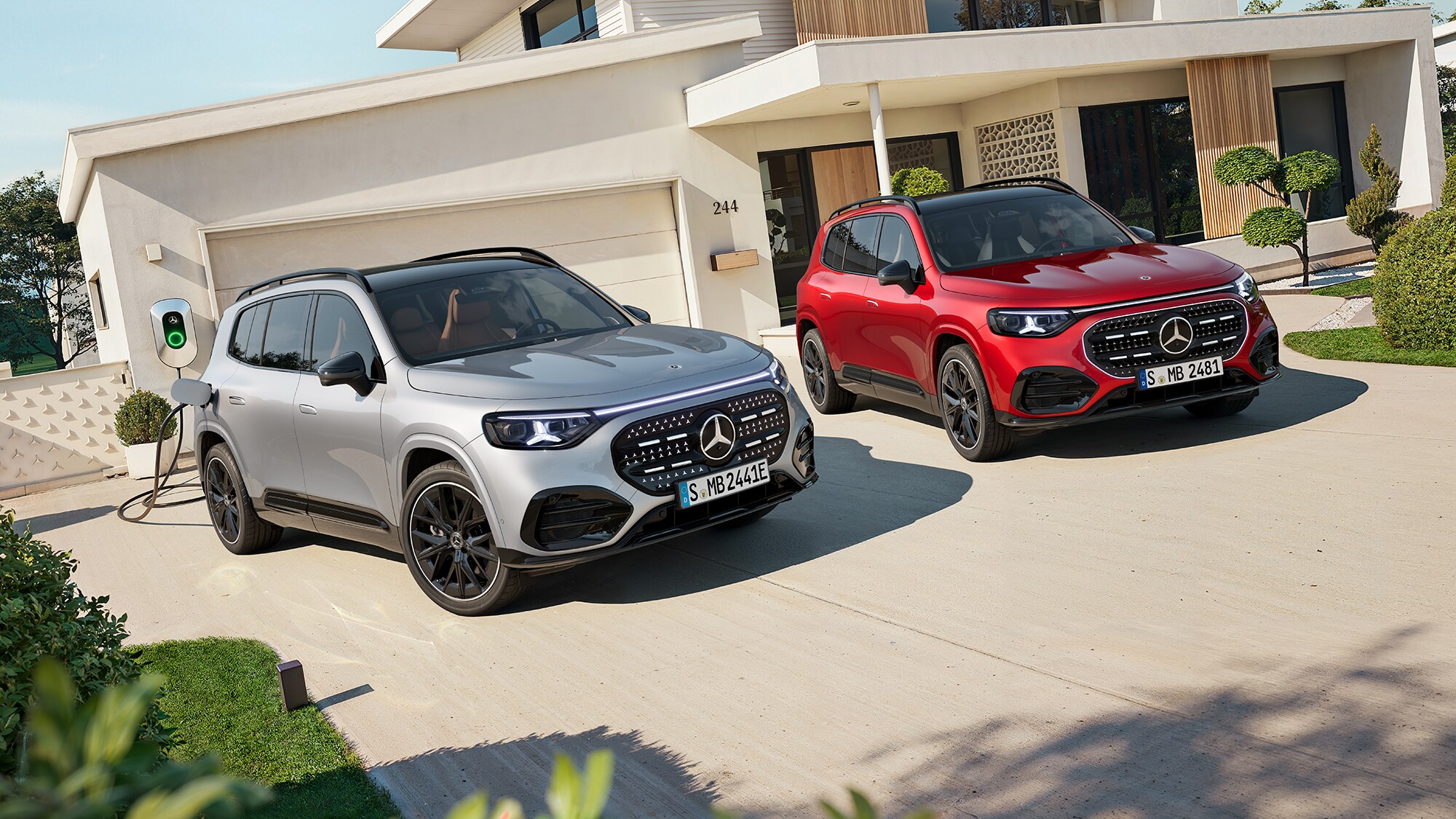 Das Exterieur des neuen GLB von Mercedes-Benz.