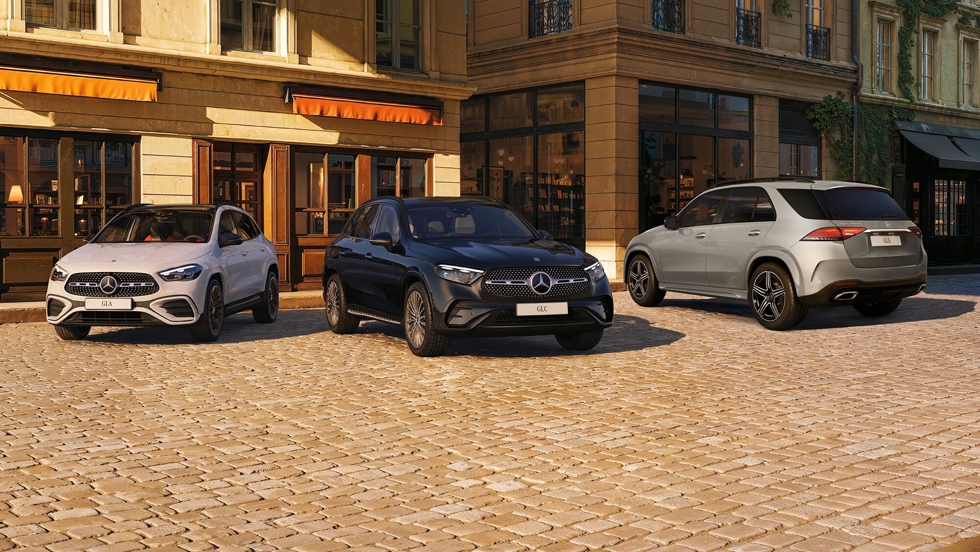 Mercedes GLA, GLC und GLE SUVs