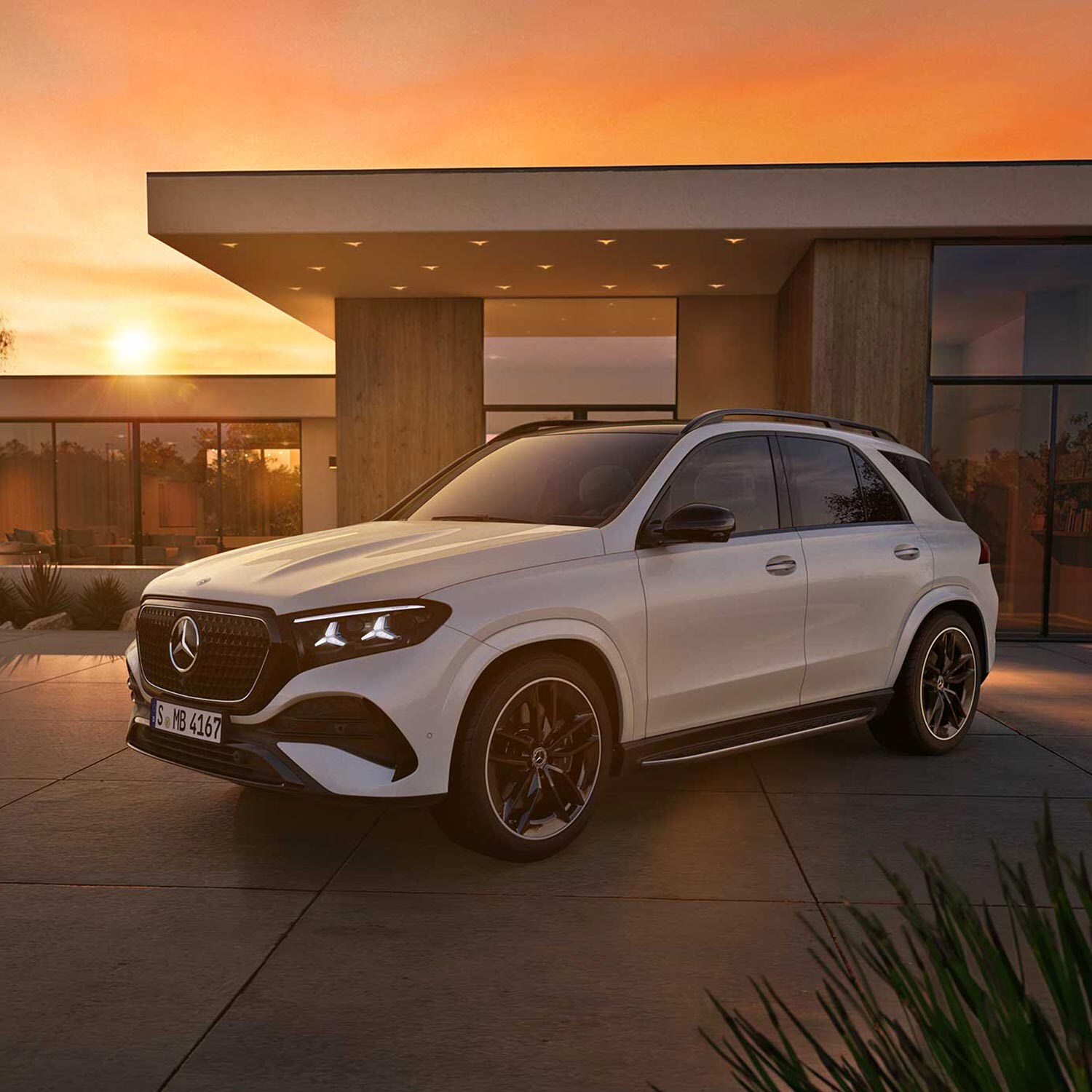 L'esterno della nuova GLE di Mercedes-Benz.