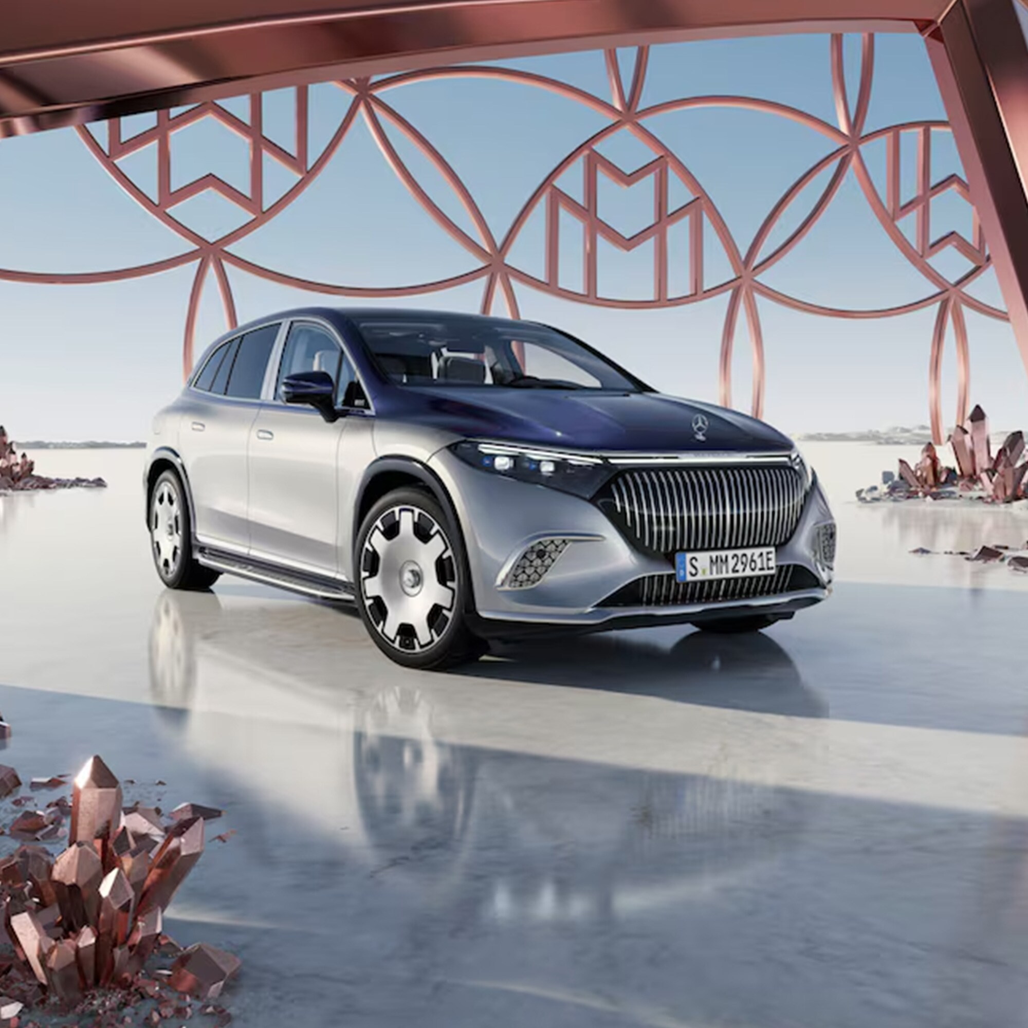 Mercedes-Maybach EQS SUV.