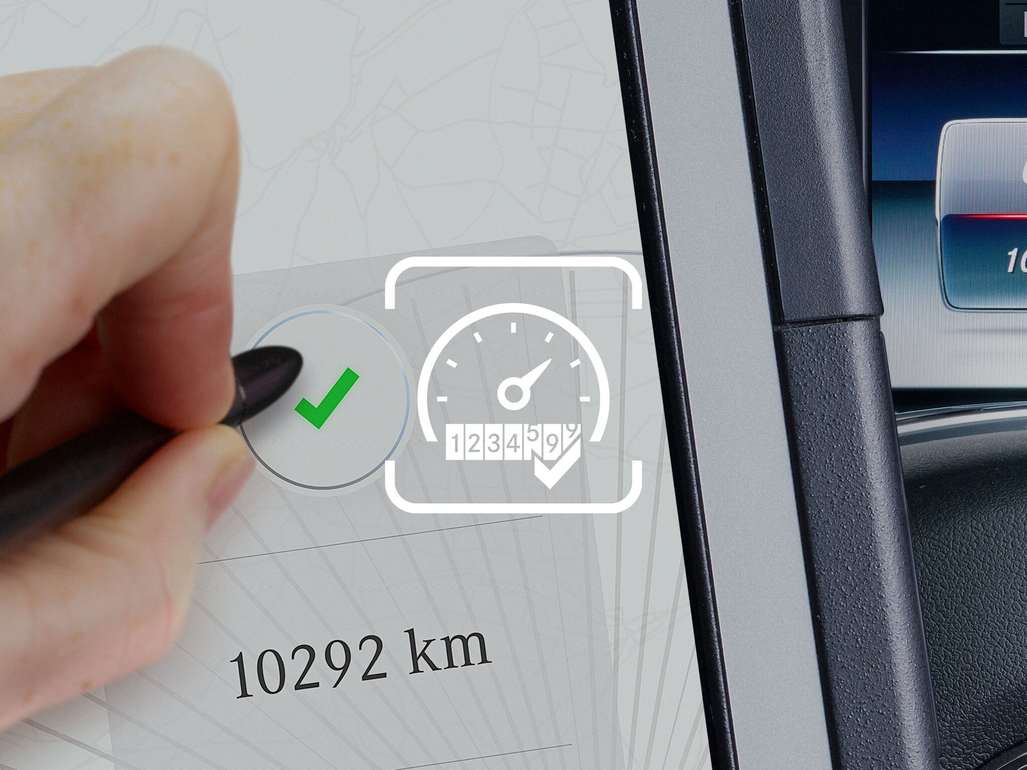 Das Icon stellt symbolisch die 12 monatige Mobilitätsgarantie für Mercedes-Benz Certified dar.
