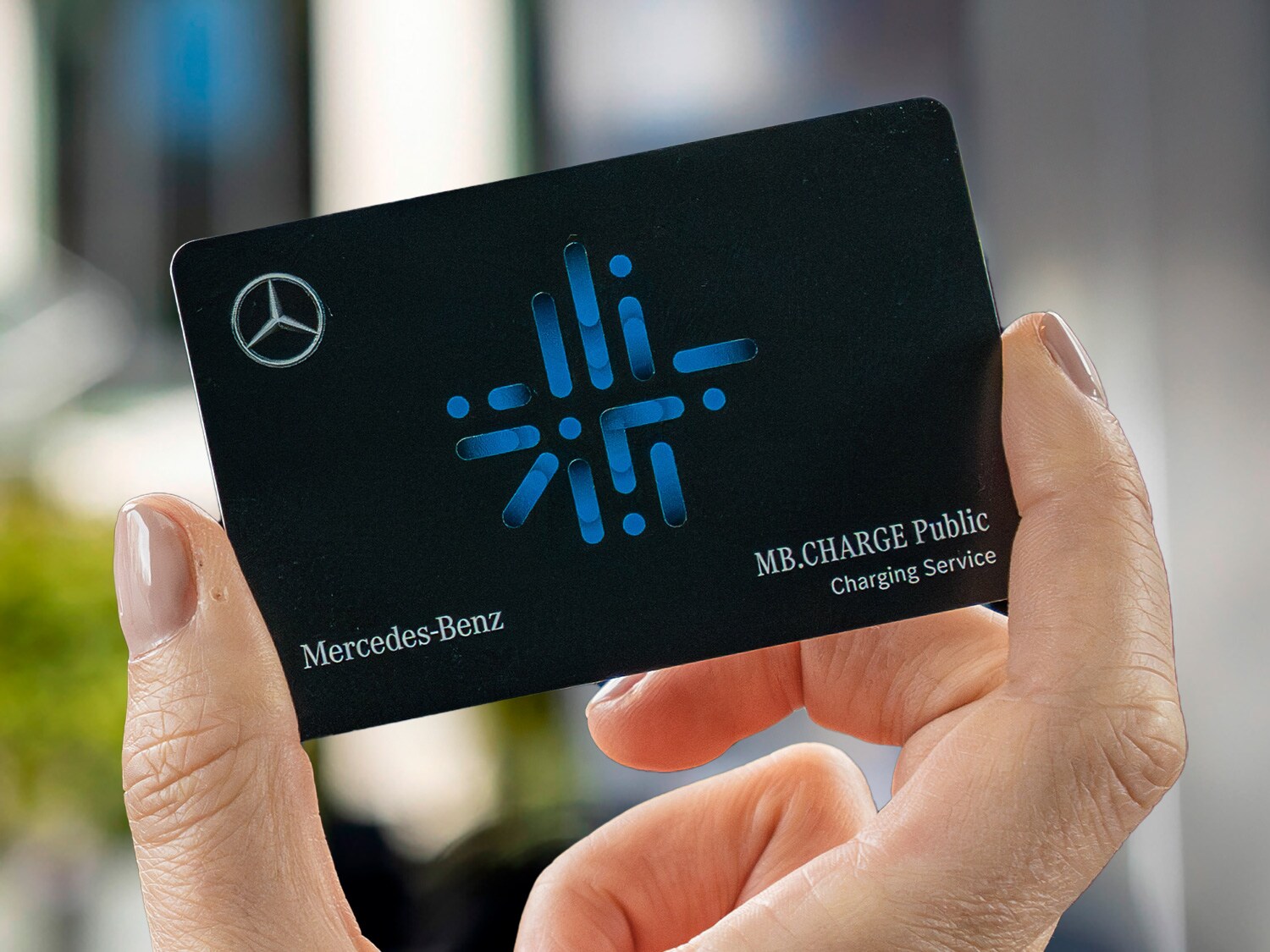 MB.CHARGE Public à bord de l'EQA de Mercedes-Benz.
